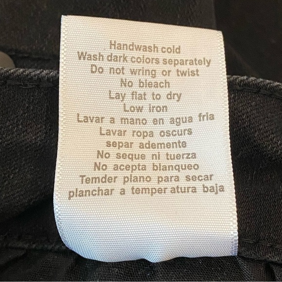 JUDY BLUE Black High Rise Distressed Skinny Fit Jeans Size 14W - Picture 13 of 13